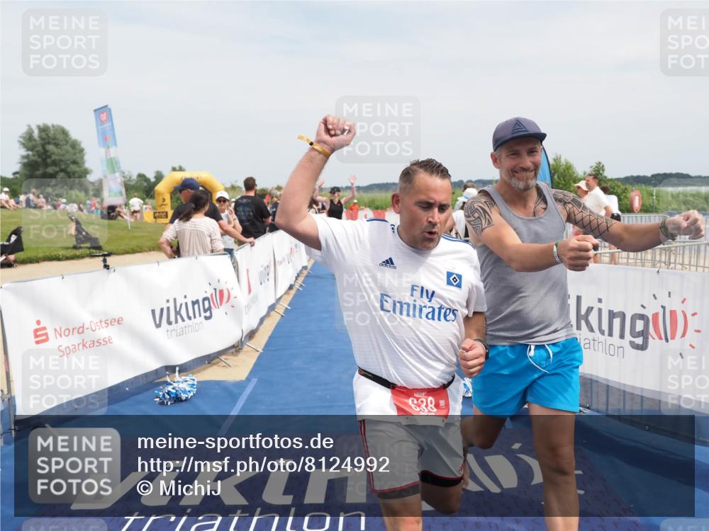 22.06.2025 - Viking Triathlon MichiJ http://msf.ph/oto/8124992 22.06.2025 15:15:26 Ziel 374, 638 meine-sportfotos.de