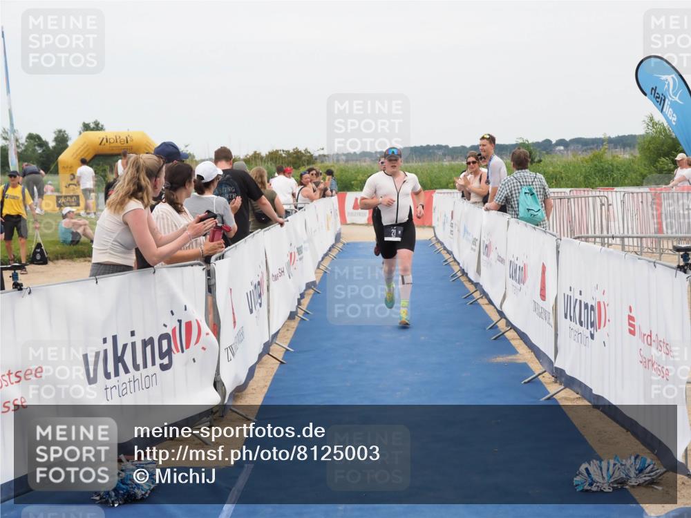 22.06.2025 - Viking Triathlon MichiJ http://msf.ph/oto/8125003 22.06.2025 15:19:35 Ziel 21, 387 meine-sportfotos.de