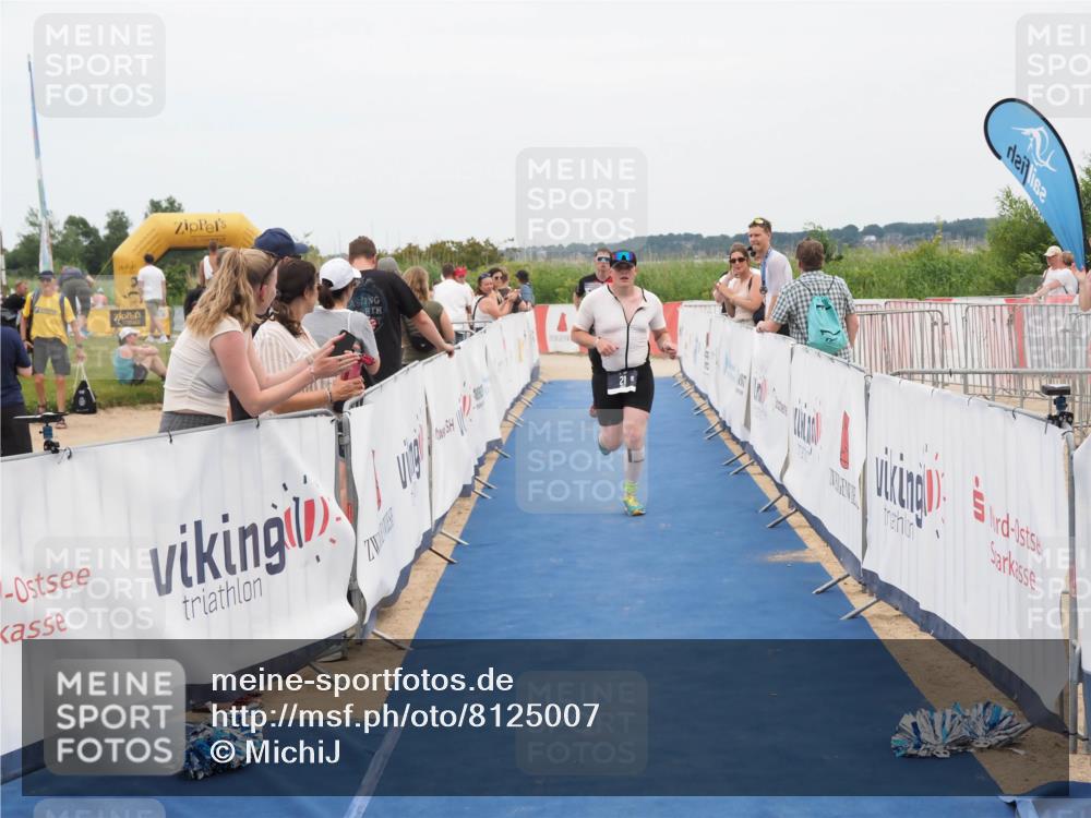 22.06.2025 - Viking Triathlon MichiJ http://msf.ph/oto/8125007 22.06.2025 15:19:35 Ziel 21, 387 meine-sportfotos.de