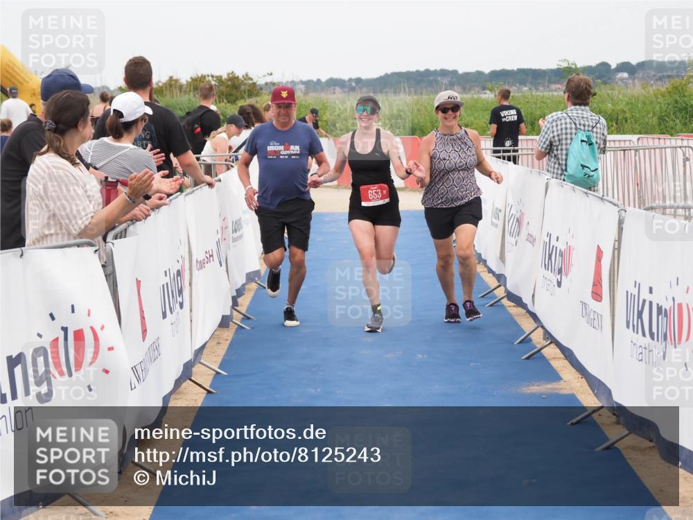22.06.2025 - Viking Triathlon MichiJ http://msf.ph/oto/8125243 22.06.2025 15:20:07 Ziel 653 meine-sportfotos.de