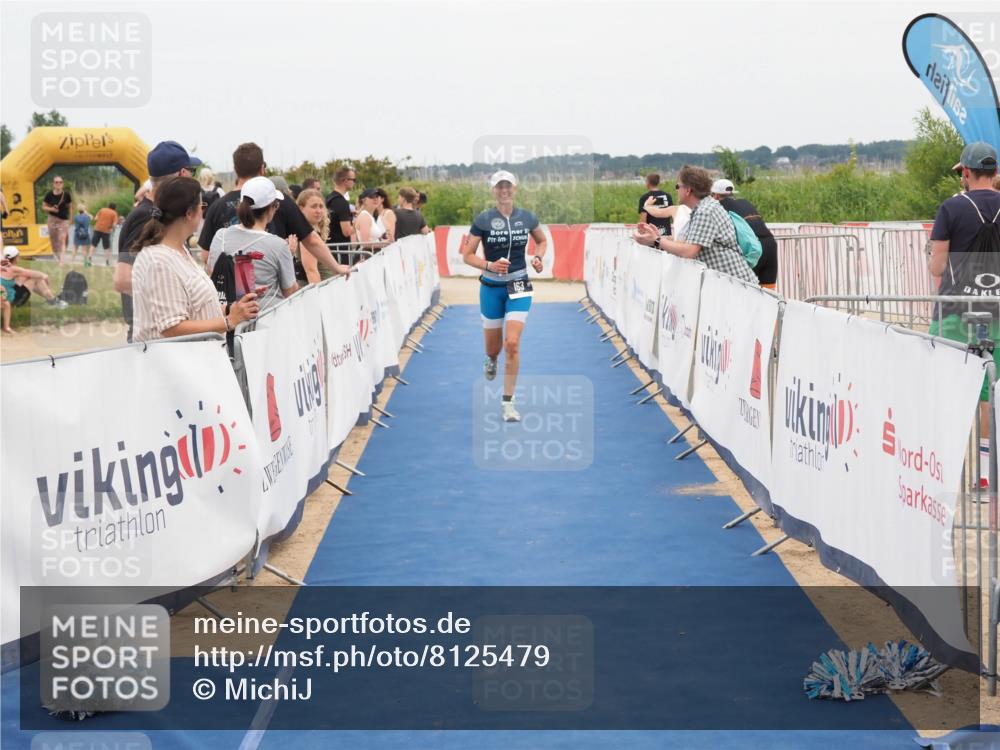22.06.2025 - Viking Triathlon MichiJ http://msf.ph/oto/8125479 22.06.2025 15:20:48 Ziel 163 meine-sportfotos.de