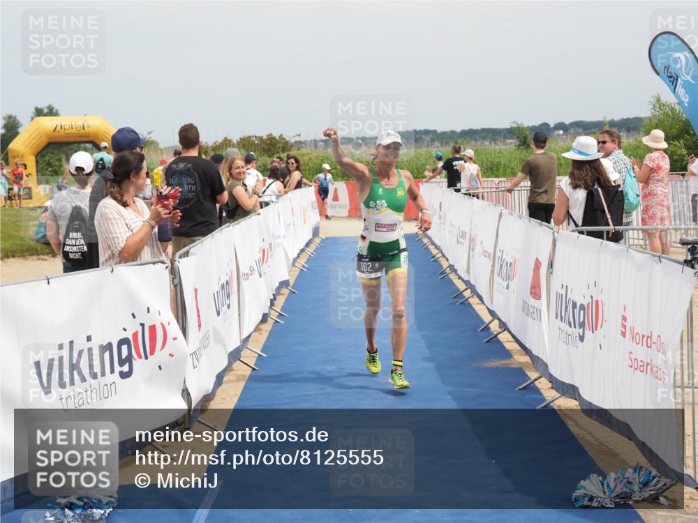 22.06.2025 - Viking Triathlon MichiJ http://msf.ph/oto/8125555 22.06.2025 15:16:33 Ziel 162, 266 meine-sportfotos.de