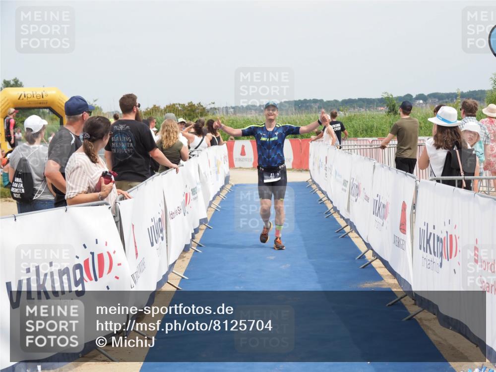 22.06.2025 - Viking Triathlon MichiJ http://msf.ph/oto/8125704 22.06.2025 15:16:48 Ziel 41 meine-sportfotos.de