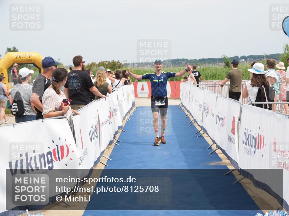 22.06.2025 - Viking Triathlon MichiJ http://msf.ph/oto/8125708 22.06.2025 15:16:48 Ziel 41 meine-sportfotos.de