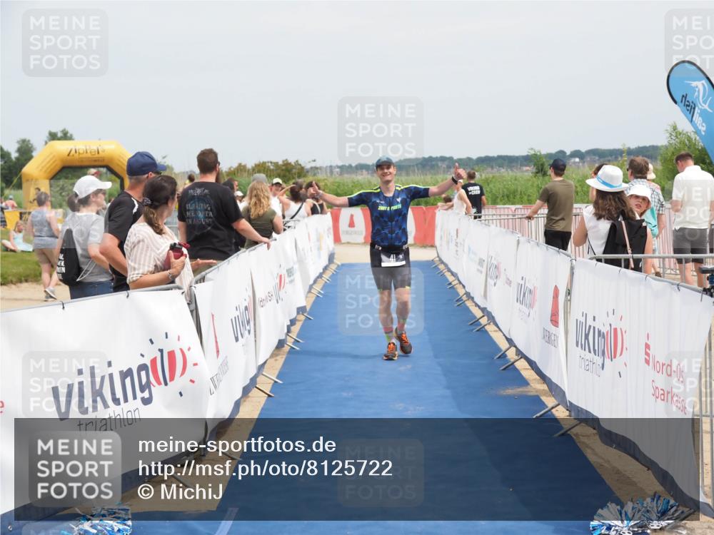 22.06.2025 - Viking Triathlon MichiJ http://msf.ph/oto/8125722 22.06.2025 15:16:49 Ziel 41 meine-sportfotos.de