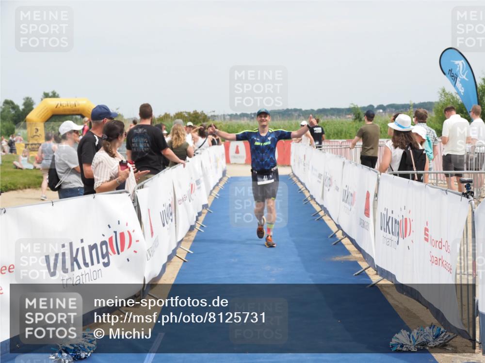 22.06.2025 - Viking Triathlon MichiJ http://msf.ph/oto/8125731 22.06.2025 15:16:49 Ziel 41 meine-sportfotos.de