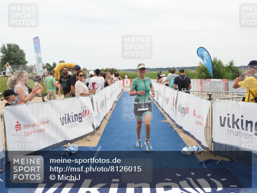 22.06.2025 - Viking Triathlon MichiJ http://msf.ph/oto/8126015 22.06.2025 15:22:23 Ziel 65 meine-sportfotos.de