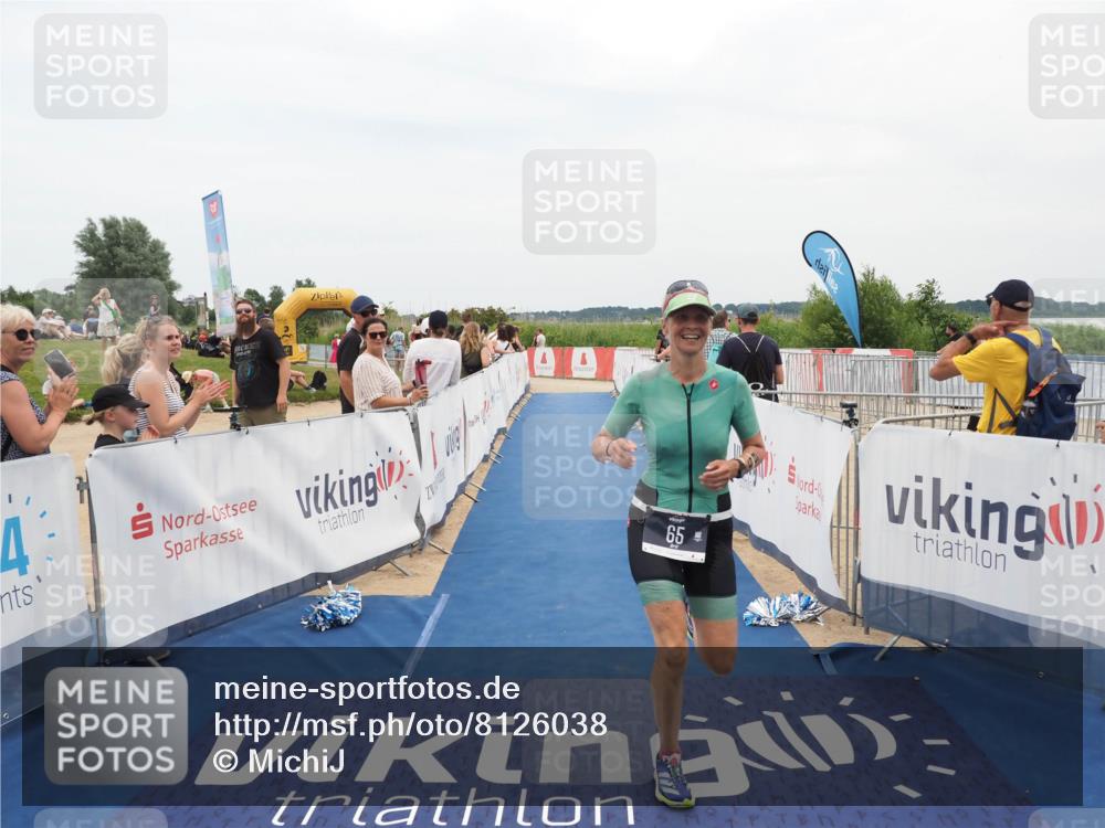 22.06.2025 - Viking Triathlon MichiJ http://msf.ph/oto/8126038 22.06.2025 15:22:23 Ziel 65 meine-sportfotos.de