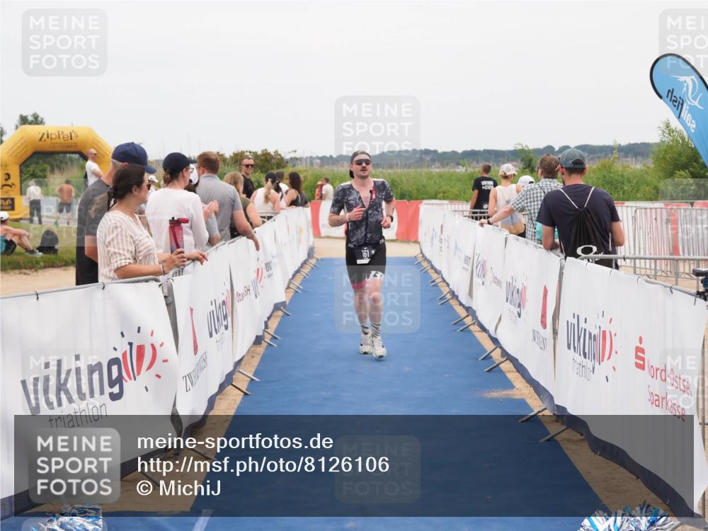 22.06.2025 - Viking Triathlon MichiJ http://msf.ph/oto/8126106 22.06.2025 15:22:35 Ziel 161 meine-sportfotos.de