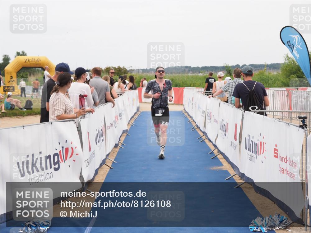 22.06.2025 - Viking Triathlon MichiJ http://msf.ph/oto/8126108 22.06.2025 15:22:35 Ziel 161 meine-sportfotos.de