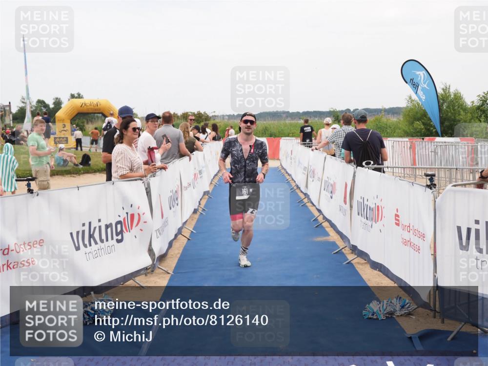 22.06.2025 - Viking Triathlon MichiJ http://msf.ph/oto/8126140 22.06.2025 15:22:36 Ziel 161 meine-sportfotos.de