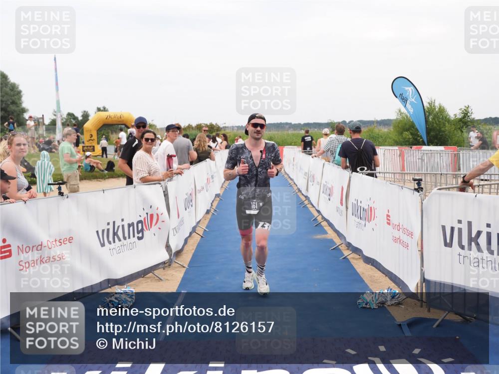 22.06.2025 - Viking Triathlon MichiJ http://msf.ph/oto/8126157 22.06.2025 15:22:37 Ziel 161 meine-sportfotos.de