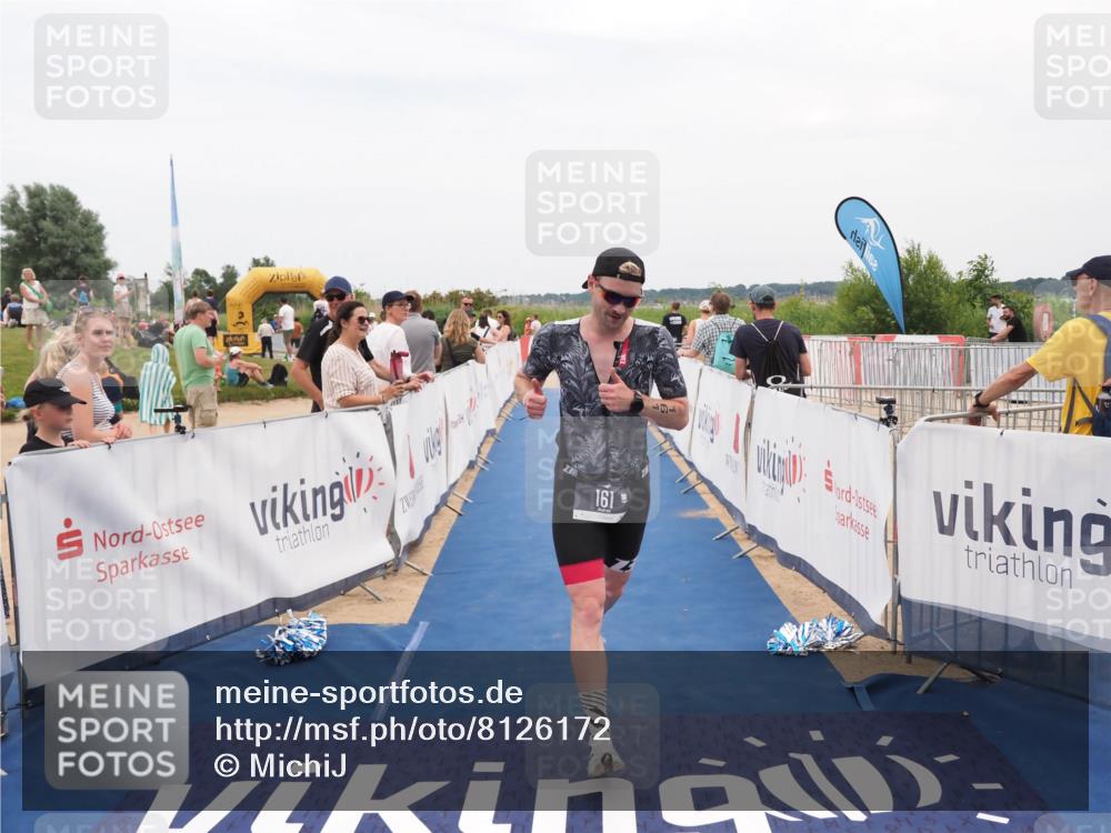 22.06.2025 - Viking Triathlon MichiJ http://msf.ph/oto/8126172 22.06.2025 15:22:37 Ziel 161 meine-sportfotos.de