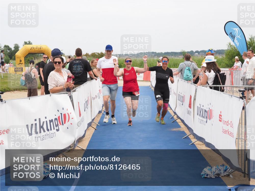 22.06.2025 - Viking Triathlon MichiJ http://msf.ph/oto/8126465 22.06.2025 15:18:08 Ziel 616 meine-sportfotos.de