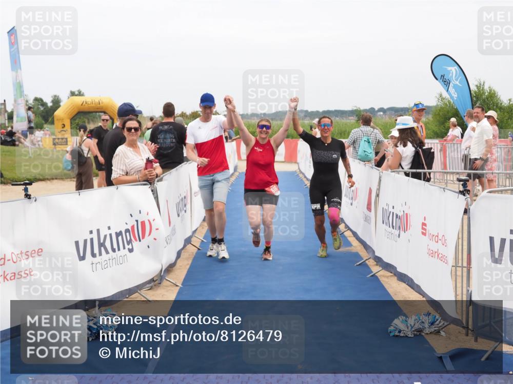 22.06.2025 - Viking Triathlon MichiJ http://msf.ph/oto/8126479 22.06.2025 15:18:08 Ziel 616 meine-sportfotos.de