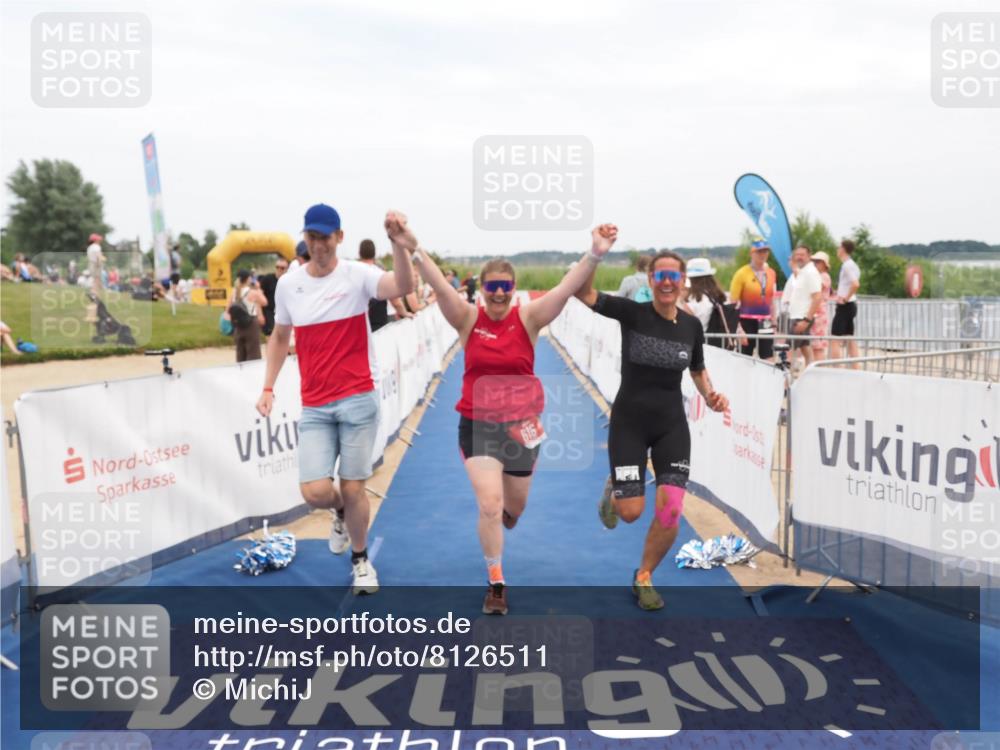 22.06.2025 - Viking Triathlon MichiJ http://msf.ph/oto/8126511 22.06.2025 15:18:09 Ziel 616 meine-sportfotos.de