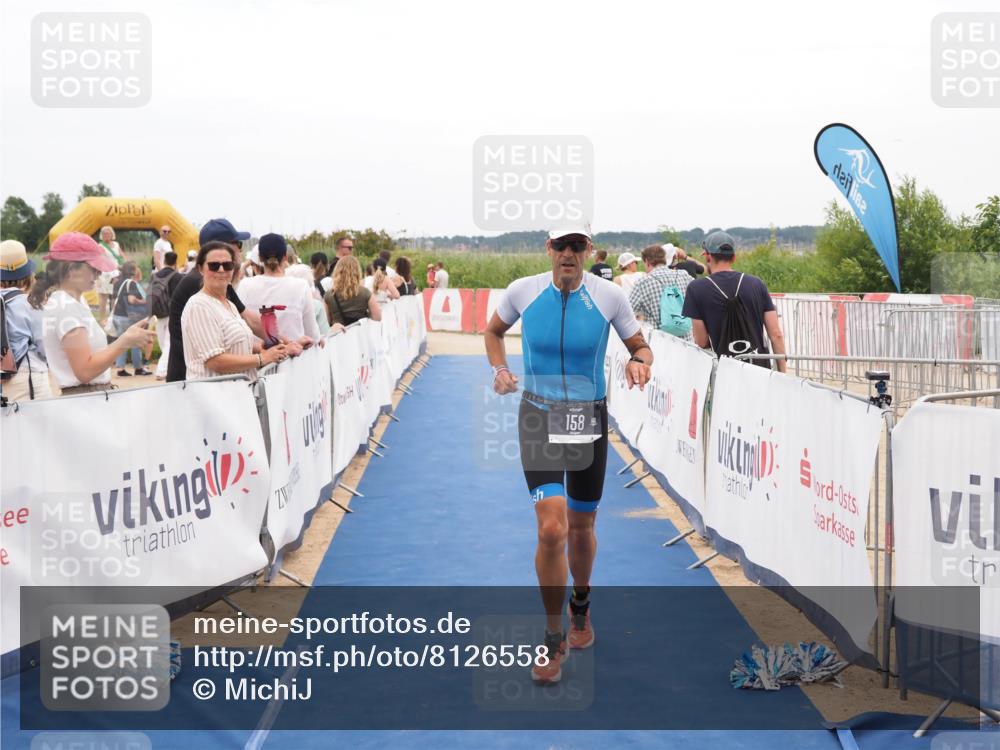 22.06.2025 - Viking Triathlon MichiJ http://msf.ph/oto/8126558 22.06.2025 15:23:19 Ziel 158, 397 meine-sportfotos.de