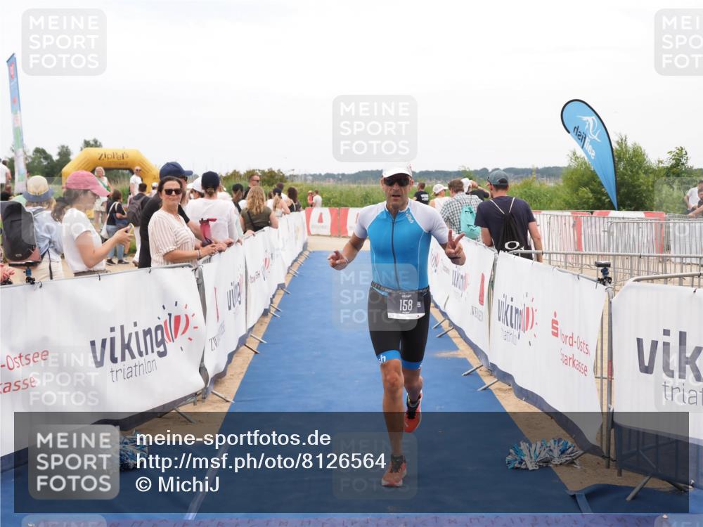22.06.2025 - Viking Triathlon MichiJ http://msf.ph/oto/8126564 22.06.2025 15:23:19 Ziel 158, 397 meine-sportfotos.de