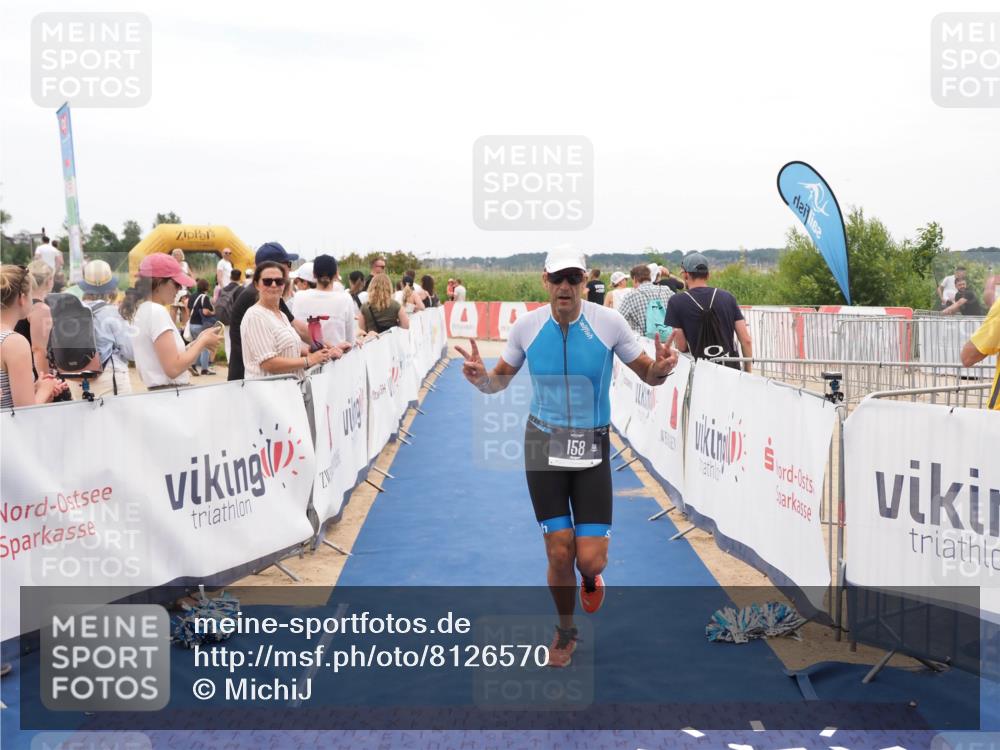 22.06.2025 - Viking Triathlon MichiJ http://msf.ph/oto/8126570 22.06.2025 15:23:19 Ziel 158, 397 meine-sportfotos.de