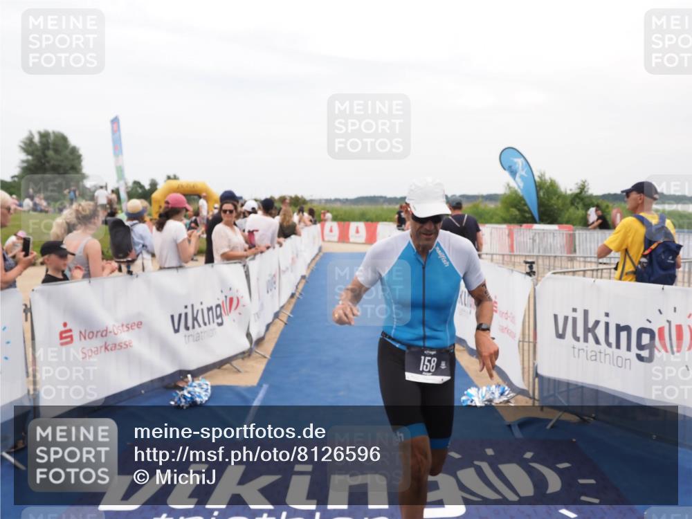 22.06.2025 - Viking Triathlon MichiJ http://msf.ph/oto/8126596 22.06.2025 15:23:20 Ziel 158 meine-sportfotos.de