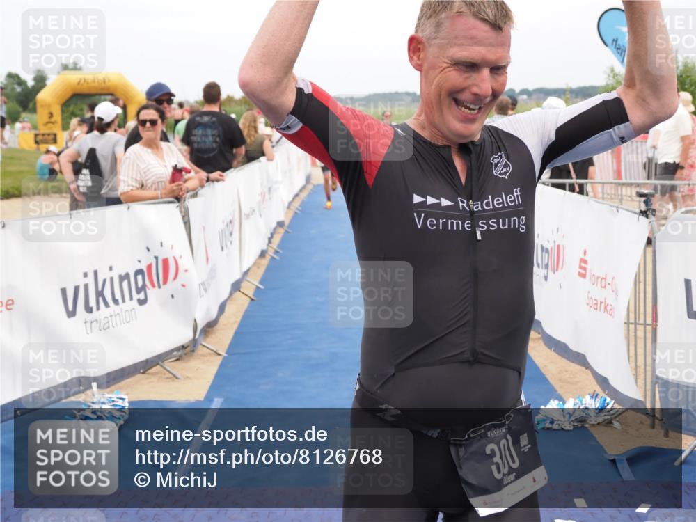 22.06.2025 - Viking Triathlon MichiJ http://msf.ph/oto/8126768 22.06.2025 15:18:22 Ziel 164, 235, 247, 300 meine-sportfotos.de
