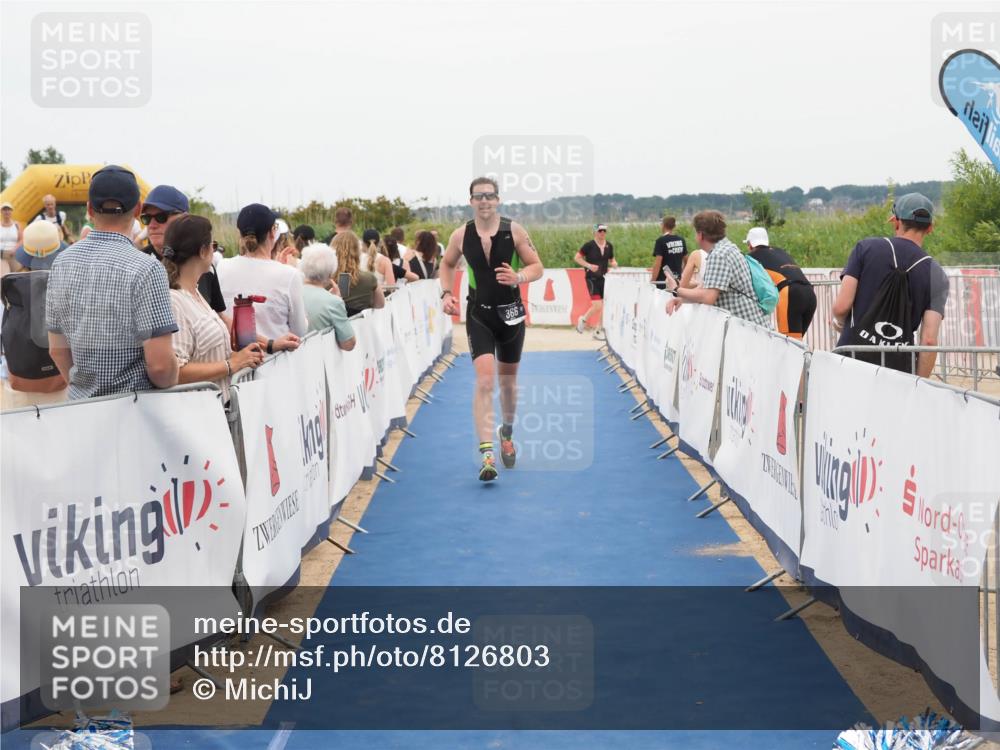 22.06.2025 - Viking Triathlon MichiJ http://msf.ph/oto/8126803 22.06.2025 15:24:08 Ziel 366, 540 meine-sportfotos.de
