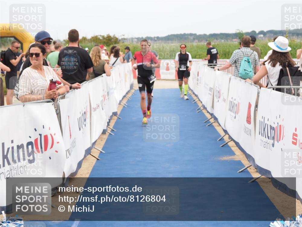 22.06.2025 - Viking Triathlon MichiJ http://msf.ph/oto/8126804 22.06.2025 15:18:24 Ziel 235, 247, 300 meine-sportfotos.de