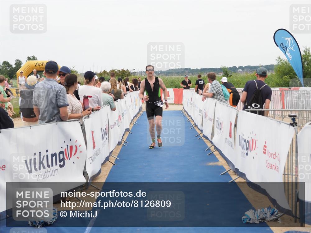 22.06.2025 - Viking Triathlon MichiJ http://msf.ph/oto/8126809 22.06.2025 15:24:08 Ziel 366, 540 meine-sportfotos.de