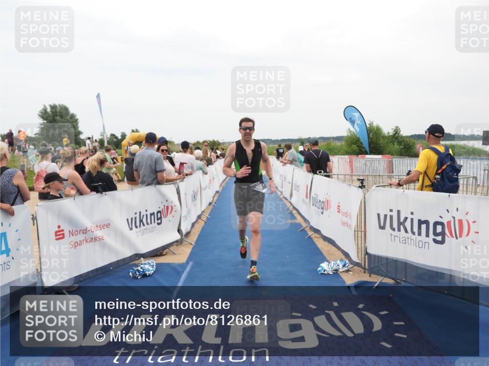 22.06.2025 - Viking Triathlon MichiJ http://msf.ph/oto/8126861 22.06.2025 15:24:10 Ziel 366, 540 meine-sportfotos.de