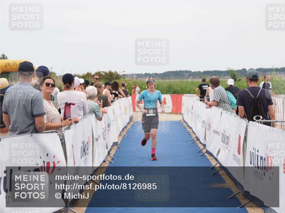 22.06.2025 - Viking Triathlon MichiJ http://msf.ph/oto/8126985 22.06.2025 15:24:17 Ziel 495 meine-sportfotos.de