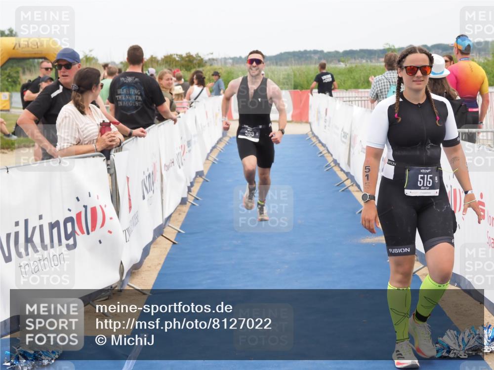 22.06.2025 - Viking Triathlon MichiJ http://msf.ph/oto/8127022 22.06.2025 15:18:33 Ziel 175, 399 meine-sportfotos.de