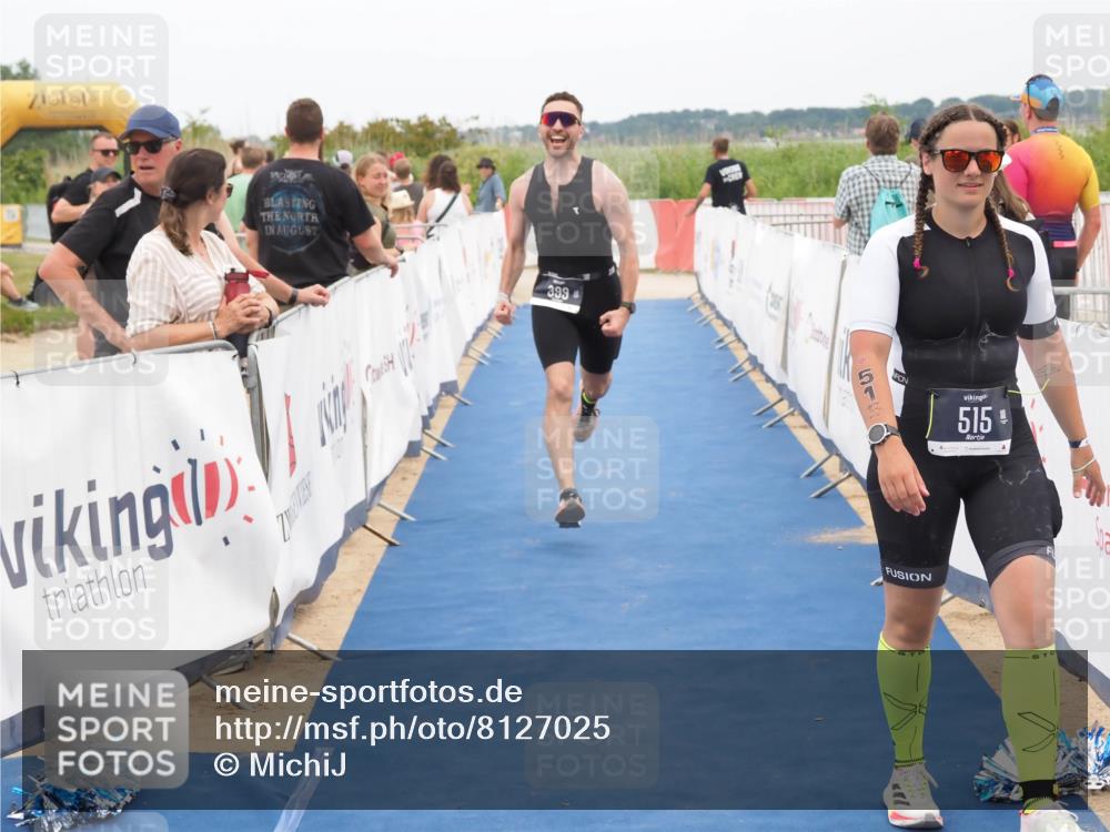 22.06.2025 - Viking Triathlon MichiJ http://msf.ph/oto/8127025 22.06.2025 15:18:33 Ziel 175, 399 meine-sportfotos.de
