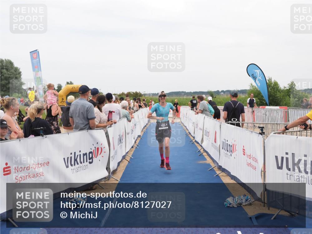 22.06.2025 - Viking Triathlon MichiJ http://msf.ph/oto/8127027 22.06.2025 15:24:18 Ziel 495 meine-sportfotos.de