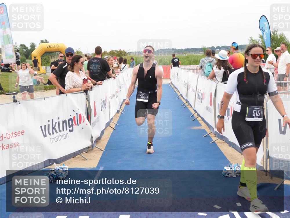 22.06.2025 - Viking Triathlon MichiJ http://msf.ph/oto/8127039 22.06.2025 15:18:34 Ziel 175, 399 meine-sportfotos.de