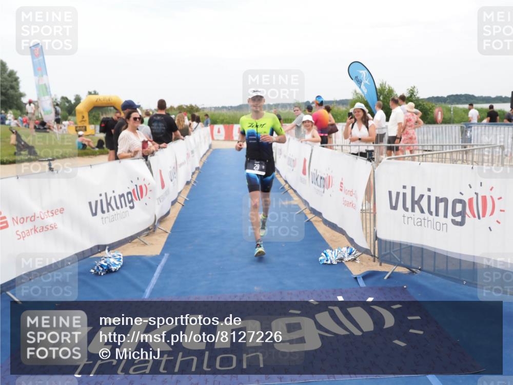 22.06.2025 - Viking Triathlon MichiJ http://msf.ph/oto/8127226 22.06.2025 15:18:44 Ziel 29, 175 meine-sportfotos.de