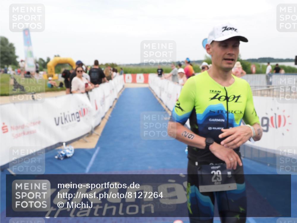 22.06.2025 - Viking Triathlon MichiJ http://msf.ph/oto/8127264 22.06.2025 15:18:45 Ziel 29 meine-sportfotos.de