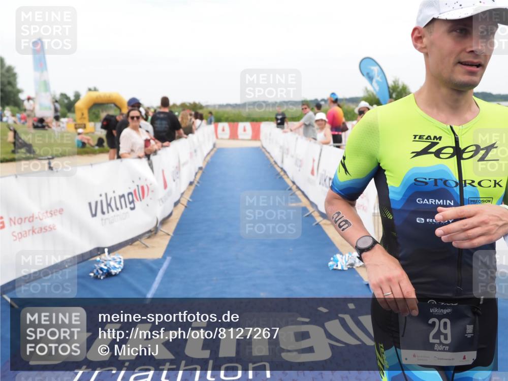 22.06.2025 - Viking Triathlon MichiJ http://msf.ph/oto/8127267 22.06.2025 15:18:45 Ziel 29 meine-sportfotos.de