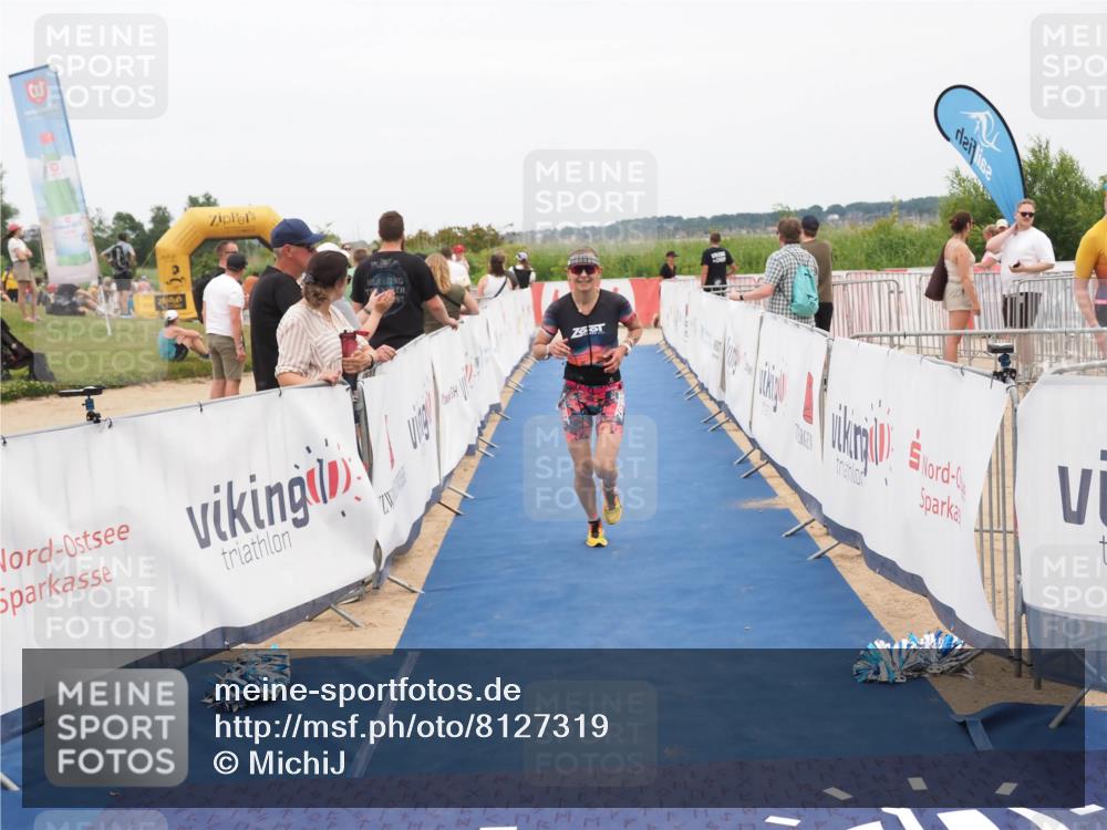 22.06.2025 - Viking Triathlon MichiJ http://msf.ph/oto/8127319 22.06.2025 15:18:59 Ziel  meine-sportfotos.de