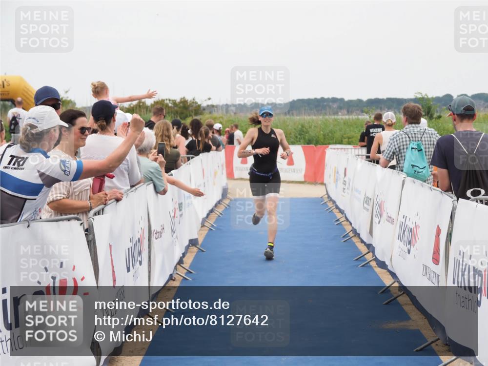 22.06.2025 - Viking Triathlon MichiJ http://msf.ph/oto/8127642 22.06.2025 15:24:55 Ziel 200 meine-sportfotos.de
