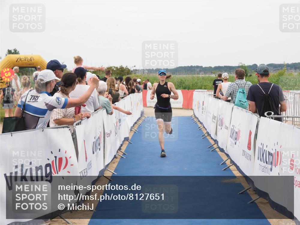 22.06.2025 - Viking Triathlon MichiJ http://msf.ph/oto/8127651 22.06.2025 15:24:55 Ziel 200 meine-sportfotos.de