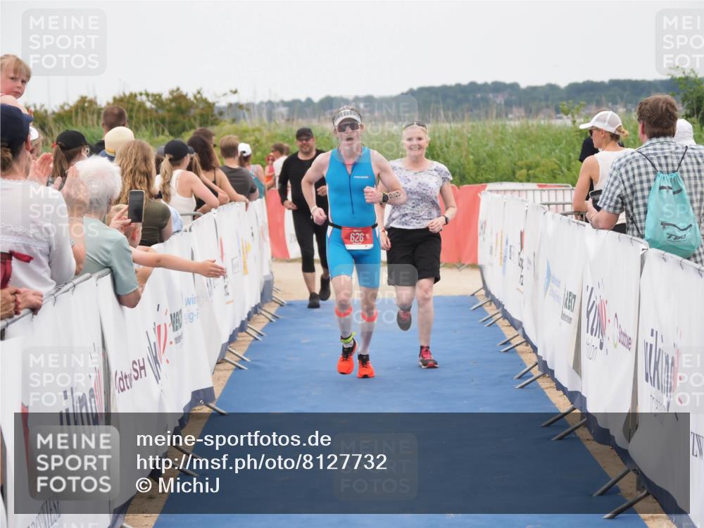 22.06.2025 - Viking Triathlon MichiJ http://msf.ph/oto/8127732 22.06.2025 15:25:09 Ziel  meine-sportfotos.de