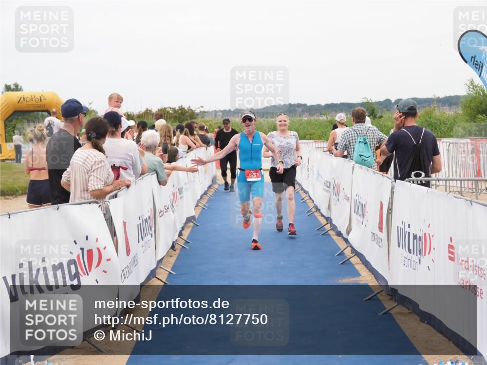 22.06.2025 - Viking Triathlon MichiJ http://msf.ph/oto/8127750 22.06.2025 15:25:11 Ziel 626 meine-sportfotos.de
