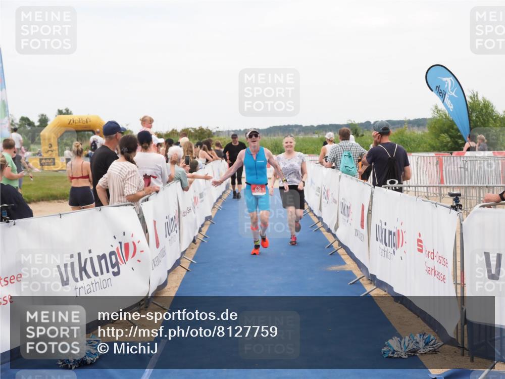 22.06.2025 - Viking Triathlon MichiJ http://msf.ph/oto/8127759 22.06.2025 15:25:11 Ziel 626 meine-sportfotos.de