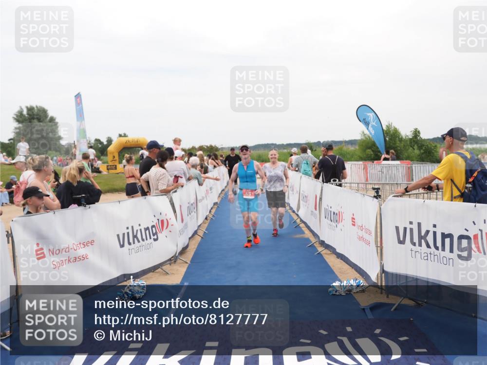 22.06.2025 - Viking Triathlon MichiJ http://msf.ph/oto/8127777 22.06.2025 15:25:12 Ziel 626 meine-sportfotos.de