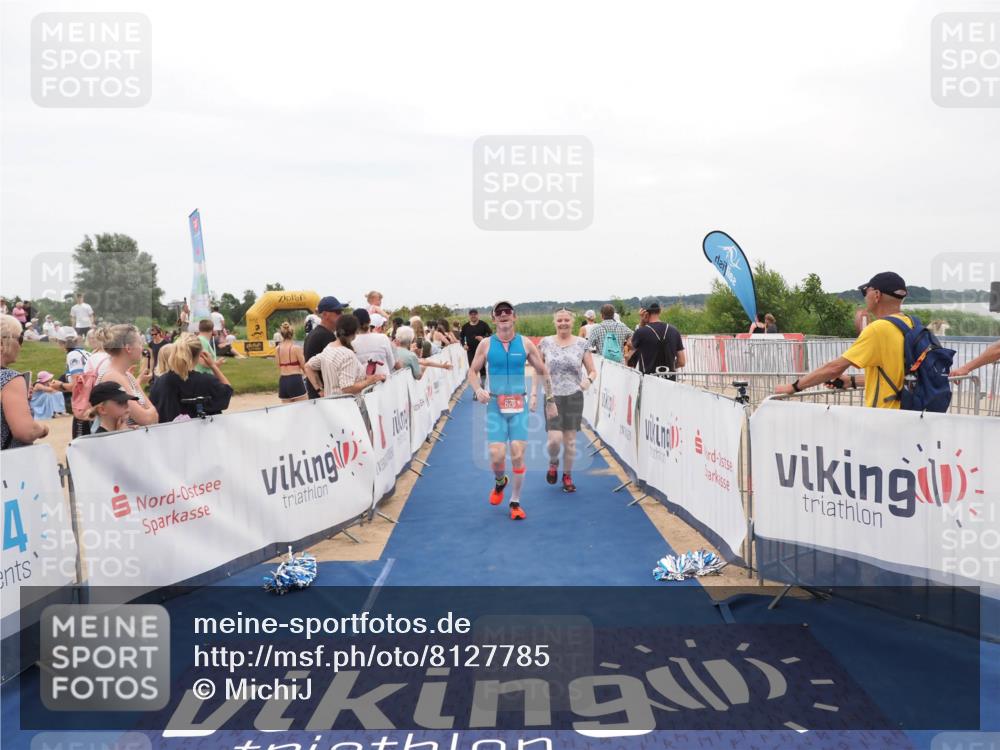 22.06.2025 - Viking Triathlon MichiJ http://msf.ph/oto/8127785 22.06.2025 15:25:12 Ziel 626 meine-sportfotos.de