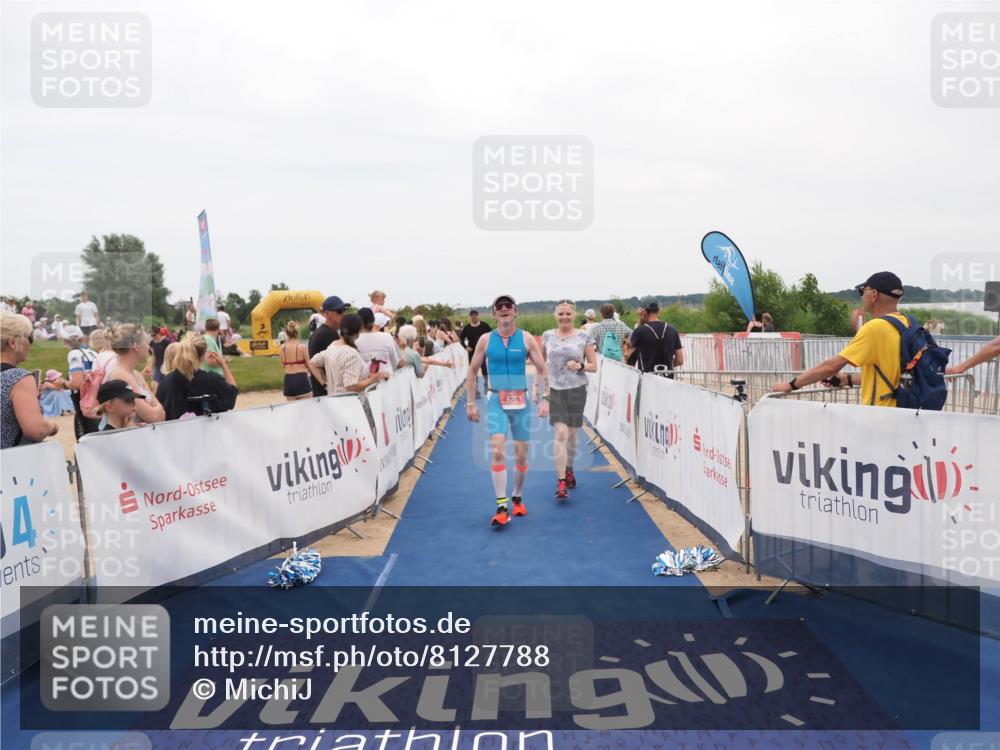 22.06.2025 - Viking Triathlon MichiJ http://msf.ph/oto/8127788 22.06.2025 15:25:12 Ziel 626 meine-sportfotos.de