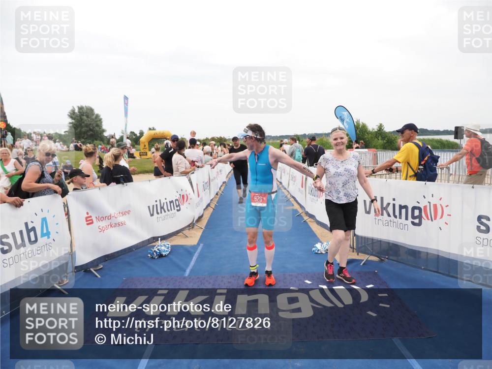 22.06.2025 - Viking Triathlon MichiJ http://msf.ph/oto/8127826 22.06.2025 15:25:15 Ziel 626 meine-sportfotos.de