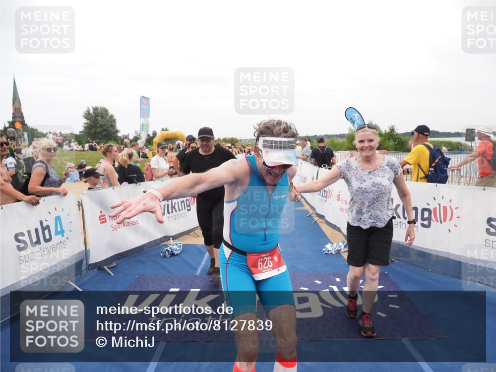 22.06.2025 - Viking Triathlon MichiJ http://msf.ph/oto/8127839 22.06.2025 15:25:17 Ziel 626 meine-sportfotos.de