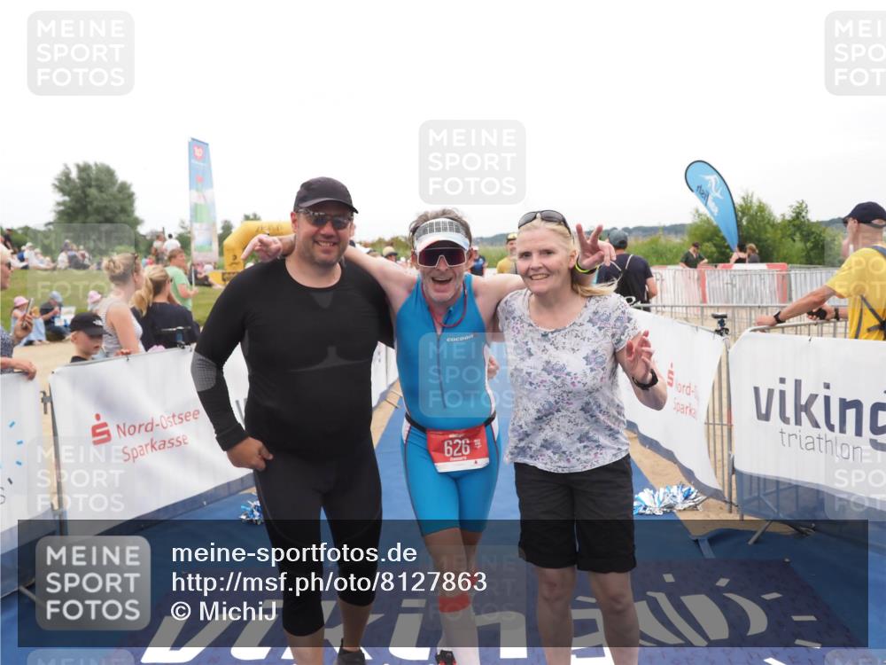 22.06.2025 - Viking Triathlon MichiJ http://msf.ph/oto/8127863 22.06.2025 15:25:23 Ziel 91, 394 meine-sportfotos.de