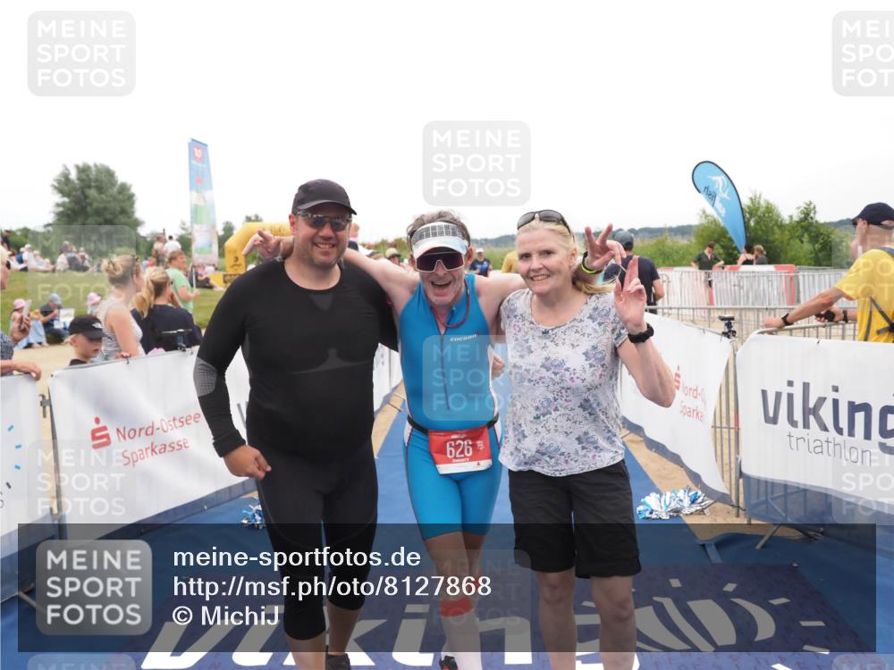 22.06.2025 - Viking Triathlon MichiJ http://msf.ph/oto/8127868 22.06.2025 15:25:23 Ziel 91, 394 meine-sportfotos.de